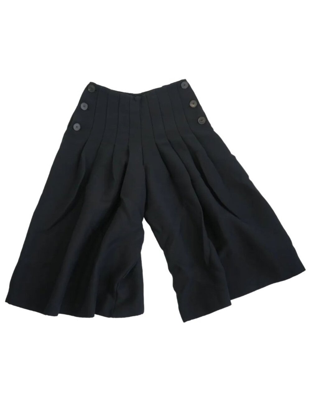 Christian Dior Black Wide Leg Culottes Pants Size US 4